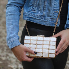 Peachy Puff Clutch