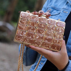 Peachy Puff Clutch