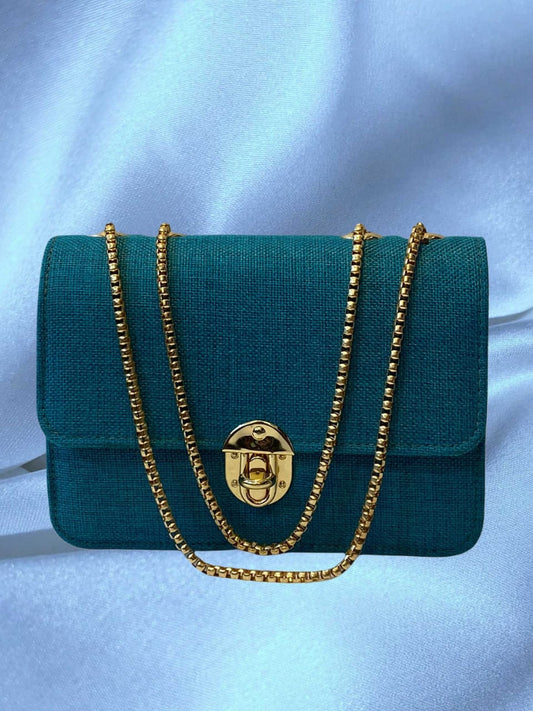 Serenity Long Chain Crossbody Bag<br>Türkiye Imported