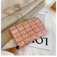 Peachy Puff Clutch