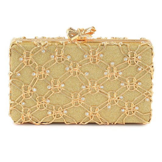 Golden Floret Clutch