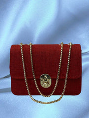 Serenity Long Chain Crossbody Bag<br>Türkiye Imported