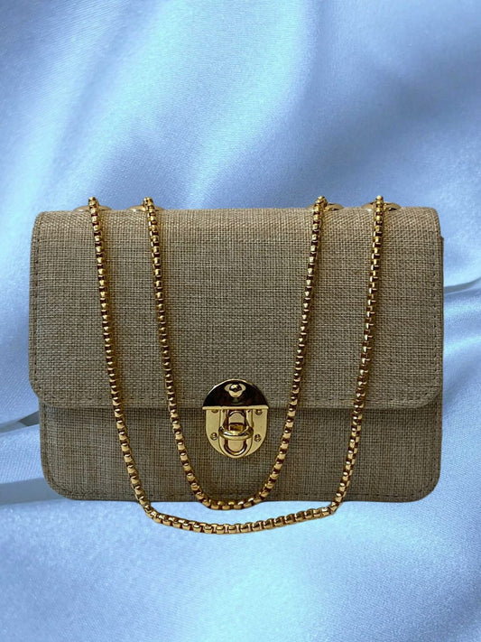 Serenity Long Chain Crossbody Bag<br>Türkiye Imported