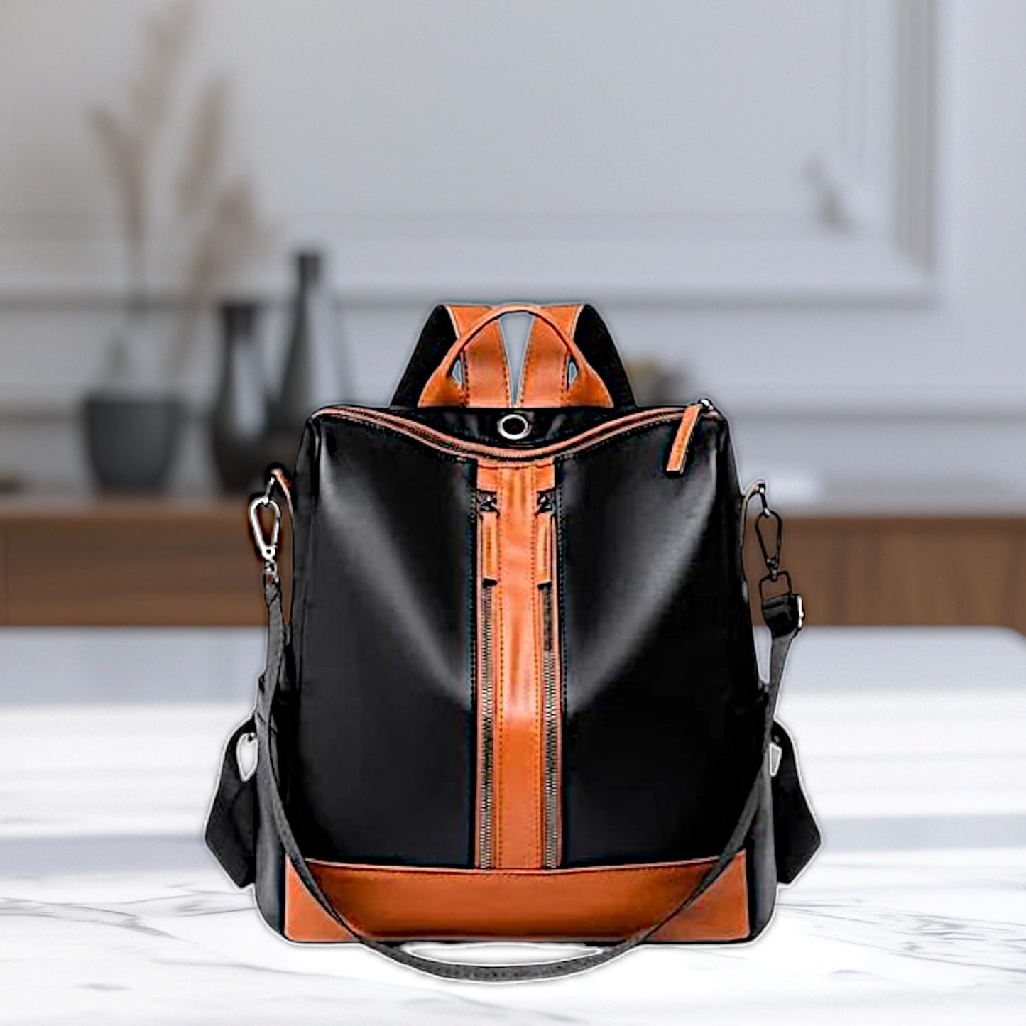 Breezy Mocha Saddle Bag