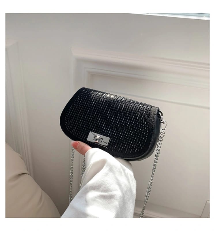 Midnight Shadow Hobo Bag