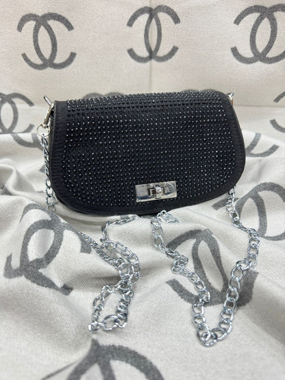 Midnight Shadow Hobo Bag